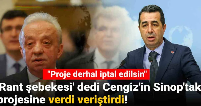 Rant şebekesi dedi Cengiz in Sinop taki projesine verdi veriştirdi!