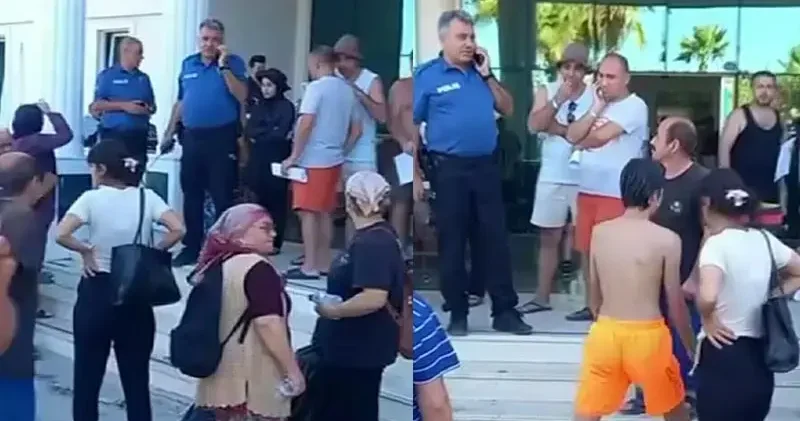 Turistik tesiste maaşlarını alamayan çalışanlar işi bıraktı; tatilciler mağdur oldu