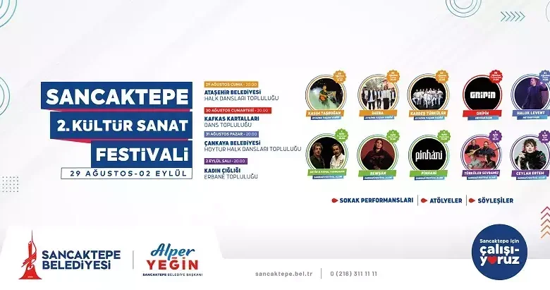 2 nci Sancaktepe Kültür ve Sanat Festivali başlıyor