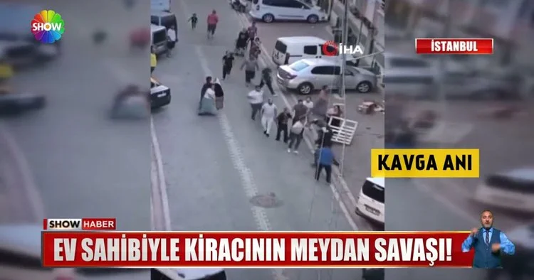 Yumruklu sopalı kavga!