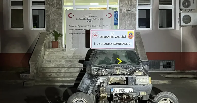 Osmaniye’de çalınan otomobil Kahramanmaraş’ta bulundu