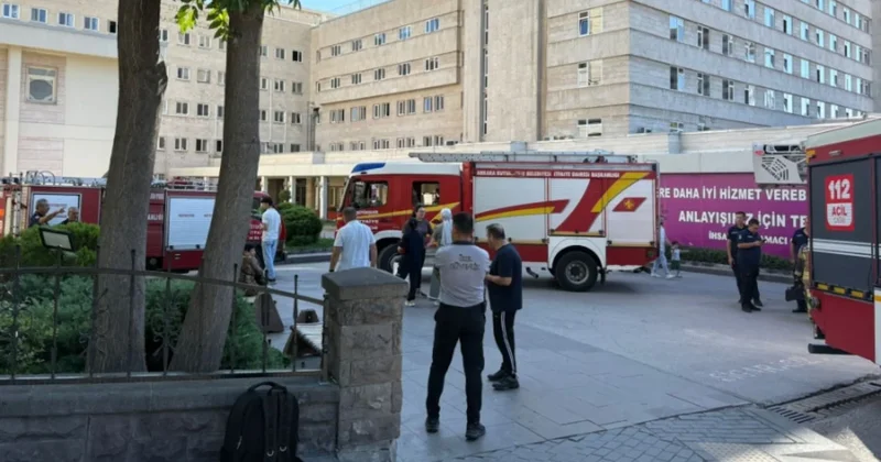 Hacettepe Hastanesi nde yangın paniği Sözcü Gazetesi