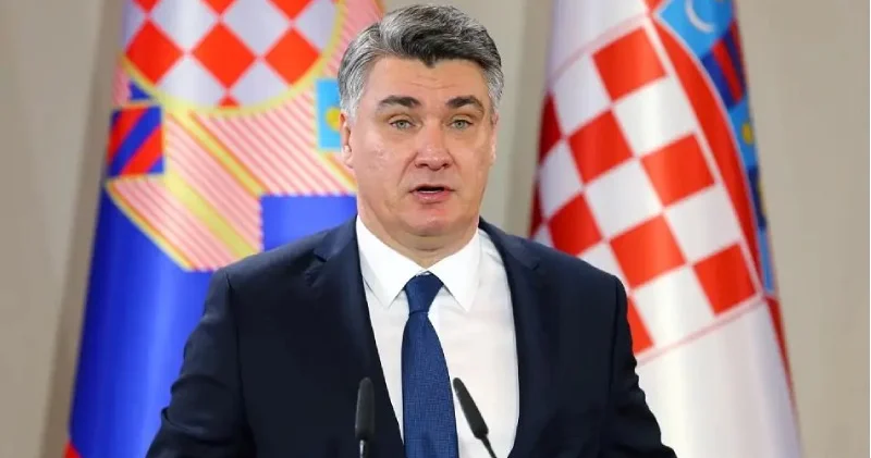 Hırvatistan Cumhurbaşkanı Milanovic ten hükümete Filistin i tanıması çağrısı