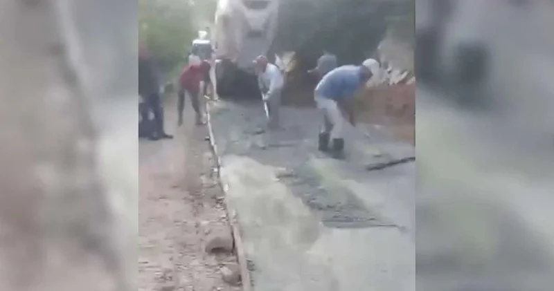 Yolsuzluk köylünün canına tak ettirdi: Küreği kapan geldi