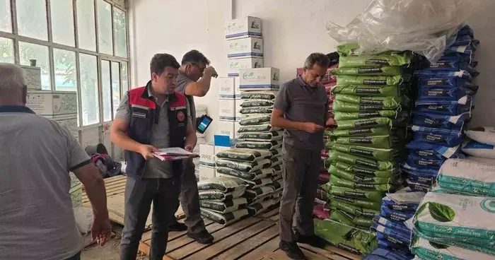 Çanakkale de gübre takip sistemi ile denetimler