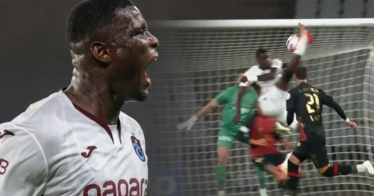 Trabzonspor da Paul Onuachu fırtınası: Nefes kesen gol!