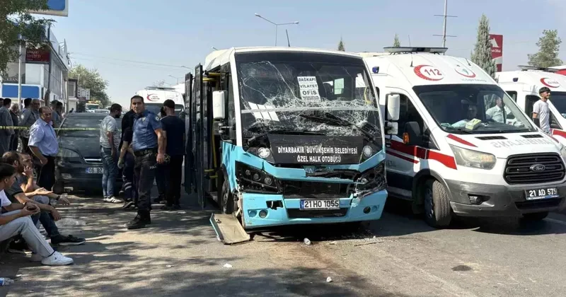 Diyarbakır da Freni Patlayan Otobüs Kazası