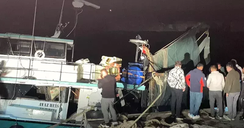 Samsun’da balıkçı teknesinde patlama: 4 yaralı