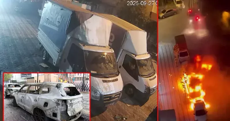 Sultangazi de para vermeyen kardeşine kızdı, 3 aracı yaktı