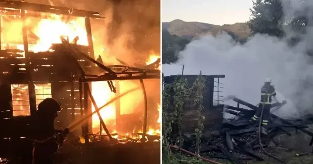 Ordu’da korkutan yangın: 2 katlı ev kullanılamaz hale geldi Ordu Haberleri