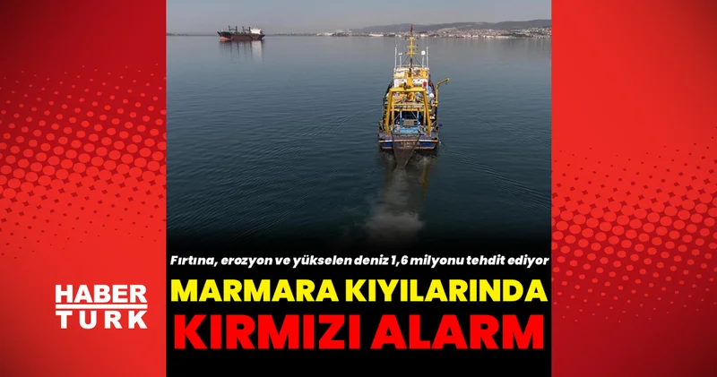 Marmara Denizi kıyıları kırmızı alarm veriyor Son dakika haberleri
