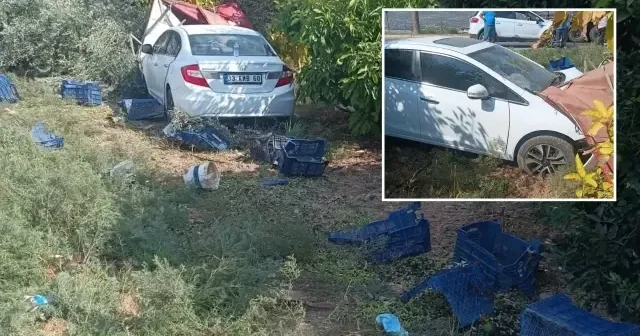 Otomobil bahçeye daldı: Hasat yapan işçilerden 1’i öldü 3’ü yaralandı Mersin Haberleri