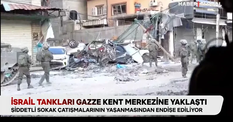 İsrail tankları Gazze kent merkezine yaklaştı