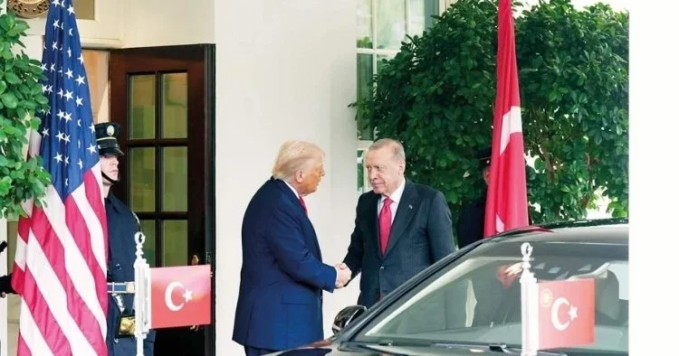 Erdoğan’a Beyaz Saray’da tam teşekkül protokol