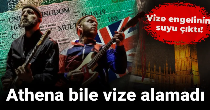 Vize engelinin suyu çıktı: Athena bile vize alamadı