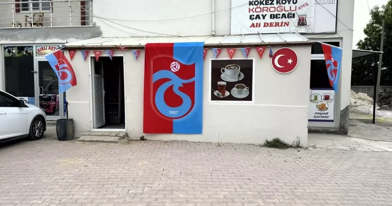 Trabzon a 734 kilometre uzaktalar ama bu köyde her yer bordo mavi