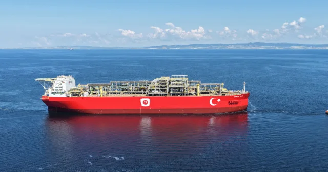 Türkiye nin ilk yüzer doğal gaz üretim platformu Osman Gazi görücüye çıkıyor VİDEO İZLE