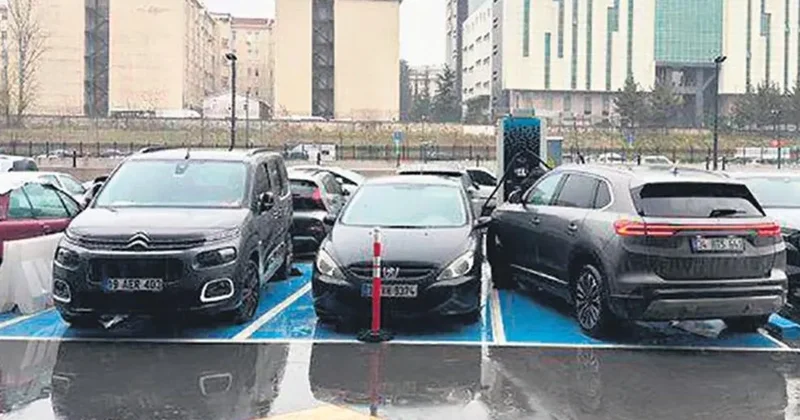 Şarj noktasına hatalı parka ceza geliyor