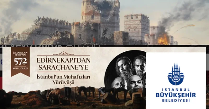 İBB fetih yıldönümünü siyasi reklama dönüştürdü! Fatih üzerinden propaganda şöleni