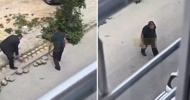 Güpegündüz pes dedirten hırsızlık! Vatandaşlar fark edip telefona sarıldı