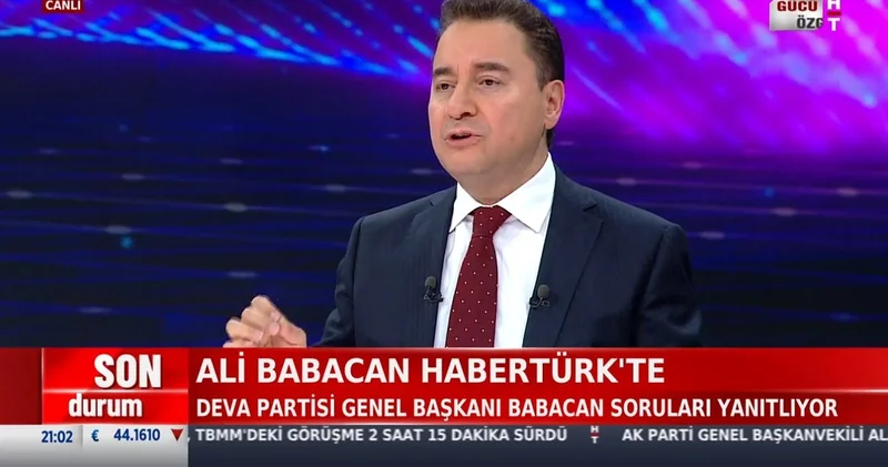 Babacan dan Habertürk TV ye açıklamalar