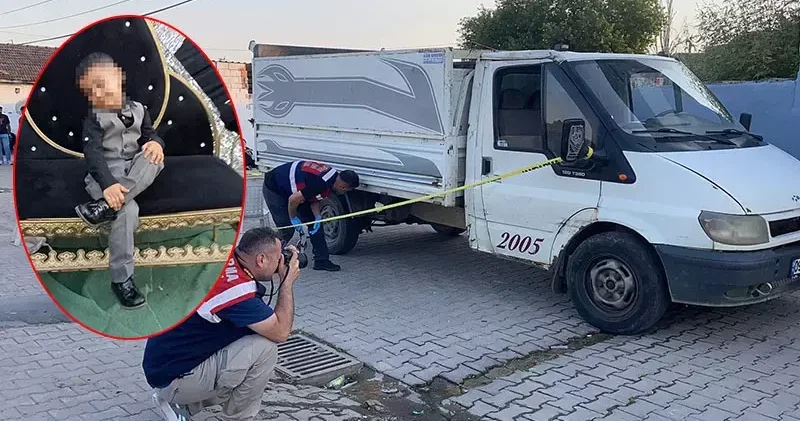 Akrabalarının nişanına giden 4 yaşındaki Enes, kamyonet kasasından düşerek öldü