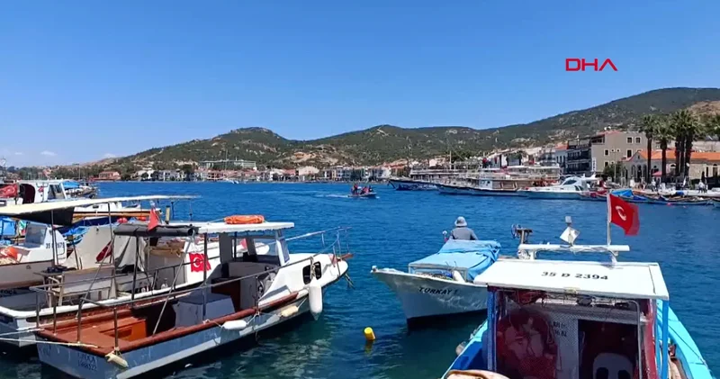 Foça da deniz dibi pırıl pırıl oldu