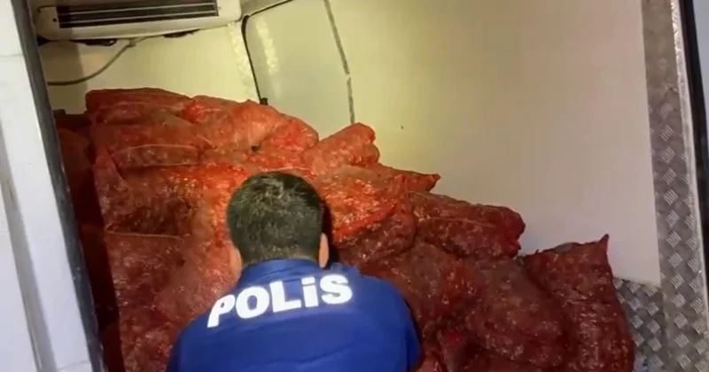 Samsun da kaçak avlanan 2,9 ton midye ele geçirildi