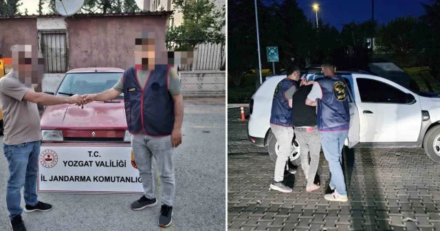 Yozgat ta çalınan araç Aksaray da bulundu Yozgat Haberleri