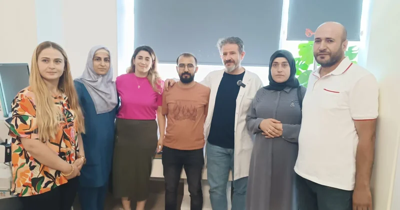 Batman da anne karnındaki 8 aylık bebeğe kan nakli yapıldı