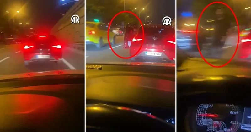 Trafik tartışmasında magandanın saldırısına uğradı: O anları saniye saniye kaydetti Sözcü Gazetesi