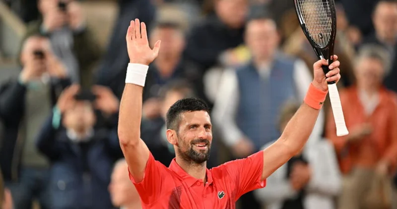 Roland Garros da (Fransa Açık) Novak Djokovic zorlanmadan 2. tura yükseldi Tenis Haberleri