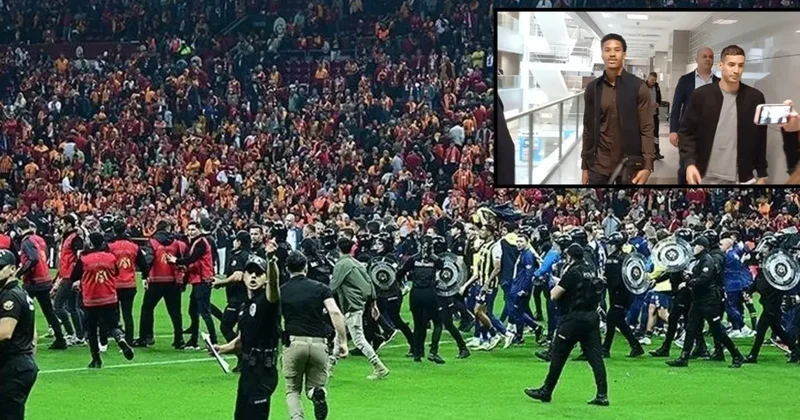 SON DAKİKA! Olaylı Galatasaray maçı için Fenerbahçeli futbolcular ifade verdi: Ondan sonra ortalık karıştı