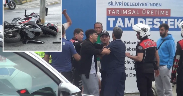 Silivri de kaza sonrası kavgayı polis ayırdı Gündem Haberleri
