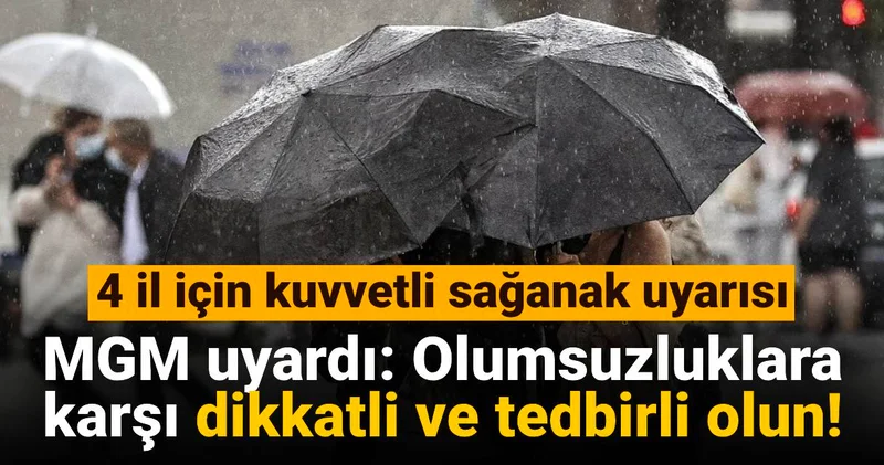 MGM uyardı: Olumsuzluklara karşı dikkatli ve tedbirli olun!