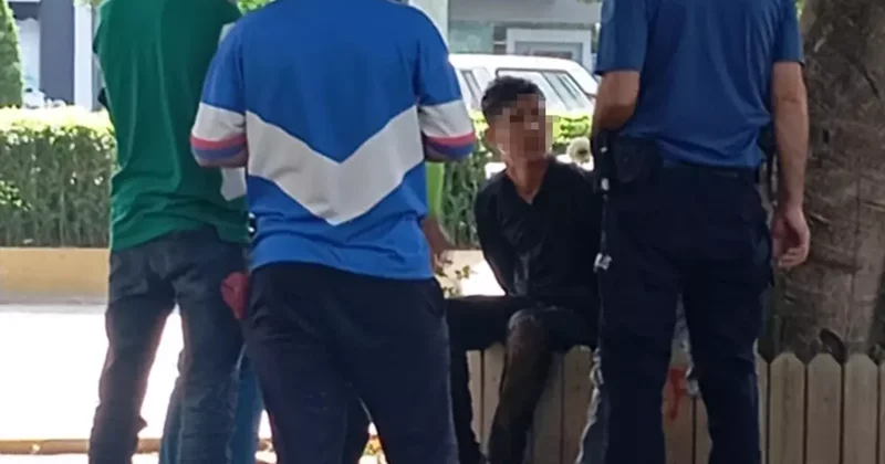 Polisten kaçmak isterken az daha canından oluyordu