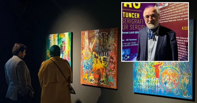 Ressam Rauf Tuncer in Otağ sergisi Fatih te açıldı Kültür Sanat Haberleri