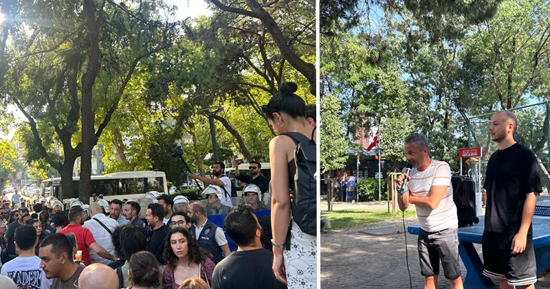 TİP in Yoğurtçu Parkı ndaki etkinliğine polis ablukası: İrfan Değirmenci gözaltına alındı