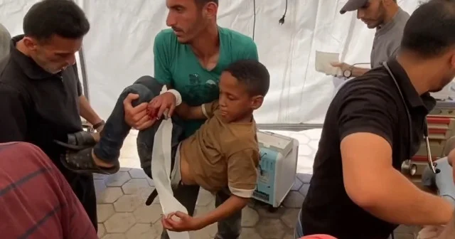 İsrail den yeni katliam: Gazzeliler şehitleri Kelime i Tevhid ile uğurladı VİDEO İZLE