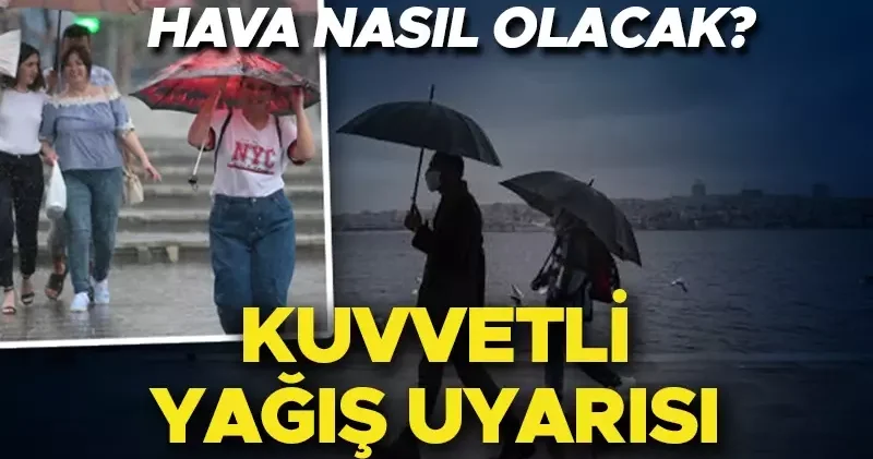 SON DAKİKA HAVA DURUMU TAHMİNLERİ 29 HAZİRAN 2025 Yarınki hava nasıl olacak, Pazar günü yağmur yağacak mı? Meteoroloji den İstanbul ve birçok ile sağanak...