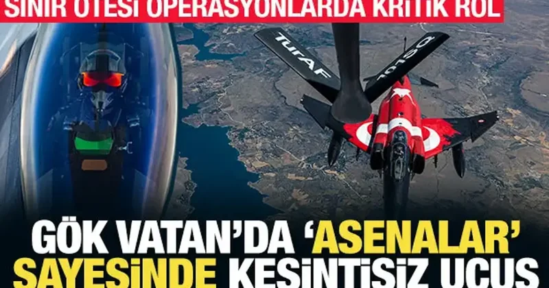 Asenalar Filo , Türk Hava Kuvvetlerinin Gök Vatan da kesintisiz uçuş yapmasını sağlıyor