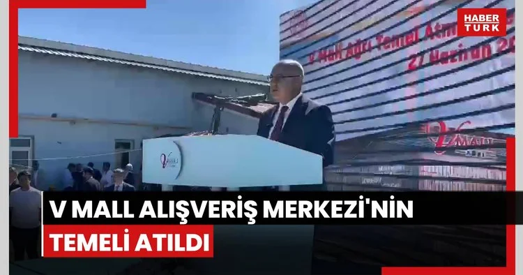 Vmall Alışveriş Merkezi nin temeli atıldı