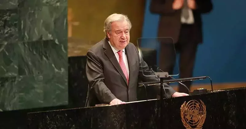 BM Genel Sekreteri Guterres: Gazze’deki Filistinlilerin yaşadığı acıların gölgede kalmasına izin veremeyiz