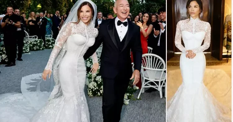 Dünyada bu düğüne akın etmeyen ünlü kalmadı... Merakla beklenen gelinlik özenti çıktı!