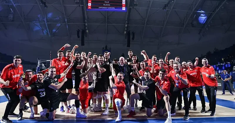 A Milli Erkek Voleybol Takımı, Bulgaristan ı 3 0 mağlup etti