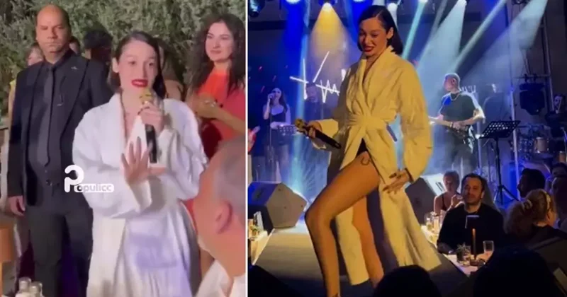 Ünlü Şarkıcı Alya, Valizi Unutulunca Konserine Bornozla Çıktı