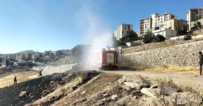 Şırnak ta Çocukların Menemenı Yangın Çıkardı