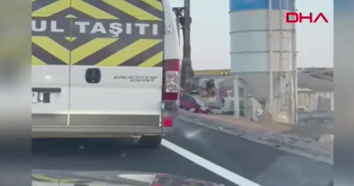 Tekirdağ da şantiye alanına düşen otomobilde 2 kişi yaralandı