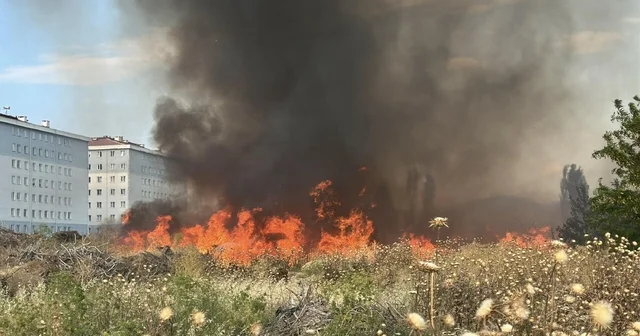 Çanakkale deki otluk yangını 1,5 saatte söndürüldü Çanakkale Haberleri