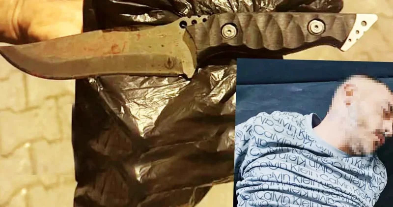 Kadına saldırdı polisi bıçakladı